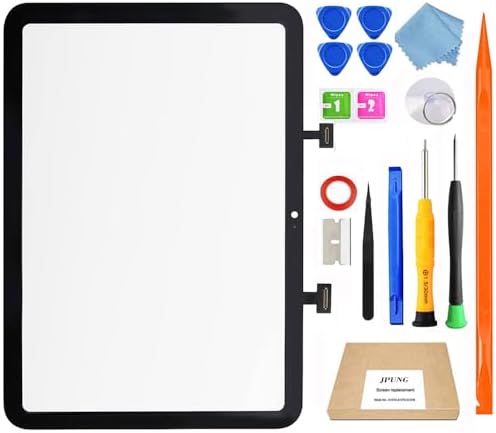 for iPad 10 (10th Generation 2022) A2696 A2757 A2777 Screen Replacement Digitizer Glass Touch Kits, for iPad 10th Gen 10.9 Inch, Full Repair Sets(10.9" Screen)