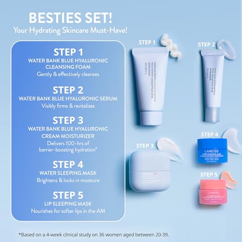 LANEIGE Besties Set: Hydrate & Nourish on-the-go (Packaging may vary)