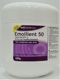 Emollient 50 Liquid Paraffin In White Soft Paraffin Ointment - 500g