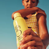 Sun Bum Kids SPF 50 Clear Sunscreen Spray | Wet or Dry Application | Hawaii 104 Reef Act Compliant (Octinoxate & Oxybenzone Free) Broad Spectrum UVA/UVB Sunscreen | 6 oz, banana/ bubble gum