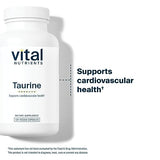 Vital Nutrients Taurine 1000mg | Vegan Amino Acid Supplement to Support Heart, Nerve and Liver Health* | Gluten, Dairy and Soy Free | Non-GMO | 120 Capsules