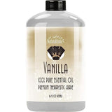 Naturalitana - Vanilla Essential Oil (16 oz Bulk) for Diffuser, Soap, Bath Bombs, Candles, Fragrance DIY