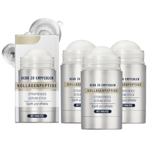 Collagen Peptide Firming Serum Stick - Advanced Retinol for Firmer Skin -Visibly Tighten and Firm Wrinkles & Laugh Lines - Ageing Serum Stick Improve Skin Elasticity (3PCSx30g)