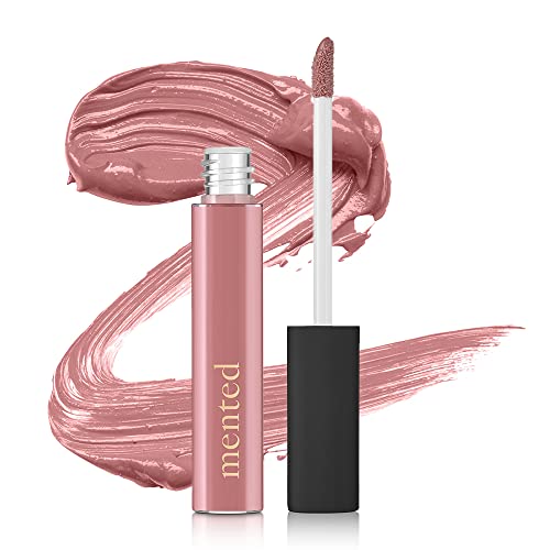 Mented Cosmetics Lip Gloss for Women Tinted Lip Balm Stain, Long Lasting Buildable Moisturizing Lipgloss Lipstick Topper, Made in USA, Cruelty Free Vegan Makeup, Pink About Me