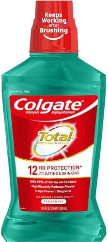 Colgate Total Advanced Pro-Shield Mouthwash, Spearmint, 16.9 Ounce (Pack of 2)