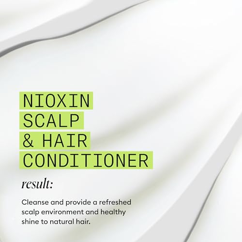 Nioxin Scalp + Hair Thickening System 2 Conditioner, For Natural Hair with Progressed Thinning, 33.8 fl oz (Packaging May Vary)