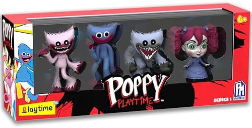 Poppy Playtime - Vintage Collectible Figure Pack (Four Exclusive Minifigures, Series 1) [Officially Licensed], (FP7702)