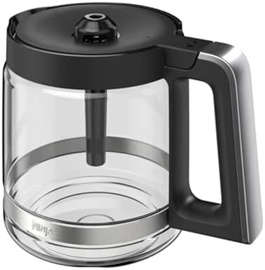 Ninja 70 oz. Glass Carafe with Brew-Through Lid for Ninja Programmable ZL 14-Cup Coffee Maker, DCM200, DCM201, BPA Free, Dishwasher Safe, 785KKU200