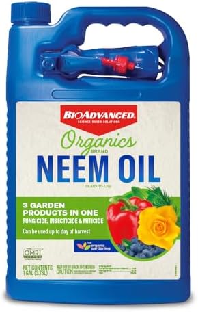 BioAdvanced Organics Brands Neem Oil, Ready-to-Use, 1 Gal