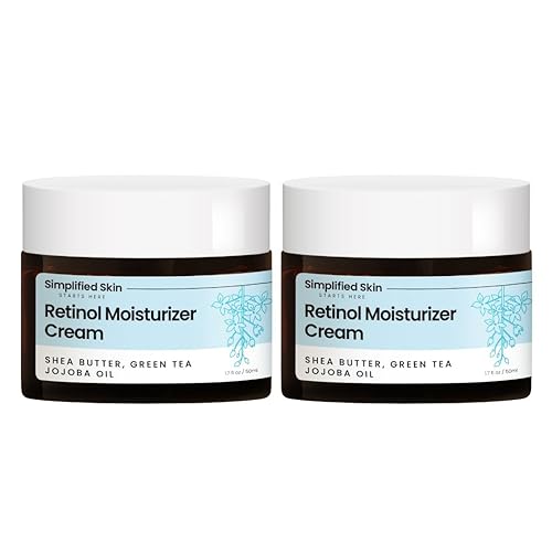 Retinol Cream for Face - 2.5% Retinol Moisturizer with Vitamin E & Hyaluronic Acid for Anti-Aging & Wrinkles - Retinol Night Cream for Face - Hydrating Retinol Facial Moisturizer Cream - 1.7 Oz
