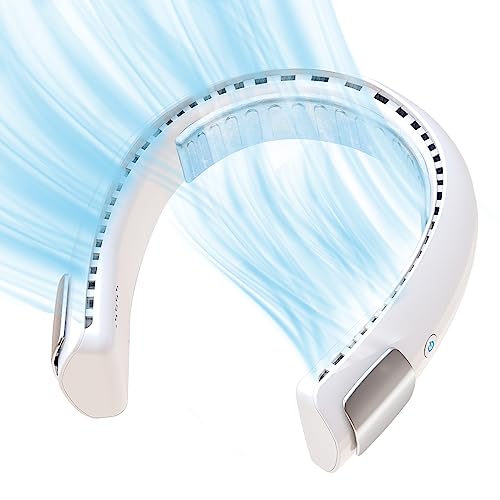 Arctic Air Freedom Personal Air Cooler - Portable 3-Speed Neck Fan, Hands-Free Wearable Design, Lightweight, Cordless And Rechargeable