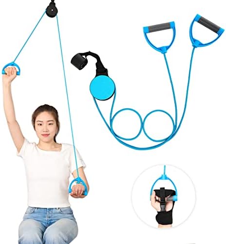 Shoulder Pulley for Physical Therapy,Over The Door Pulley Rehab Exerciser for Rotator Cuff Recovery,Facilitate Recovery from Surgery