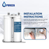 Pureza WF2CB Water Filter - Compatible with Pure Source 2 Water Filter, WF2CB, NGFC2000, FC100, Kenmore 469911, 469916, 2 Pack