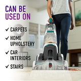 Hoover 128 oz Pet Carpet Cleaner Solution, for Carpet and Upholstery, Deep Cleaning Shampoo, Remove Pet Messes and Odors, Tropical Breeze Scent, White, AH31933