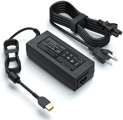 65W Lenovo Laptop Charger for Lenovo Thinkpad T460 T470 T470s T460s L470 L460 L440 T450 T440 E570 E560 E550 Thinkpad 11e, Yoga 11e, G50 G50-45 G50-70 G50-80 Z50 Z50-70 Z50-75 AC Adapter Power Cord