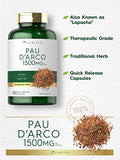 Carlyle PAU D'Arco Capsules | 1500mg | 180 Count | Non-GMO, Gluten Free | Herbal Supplement