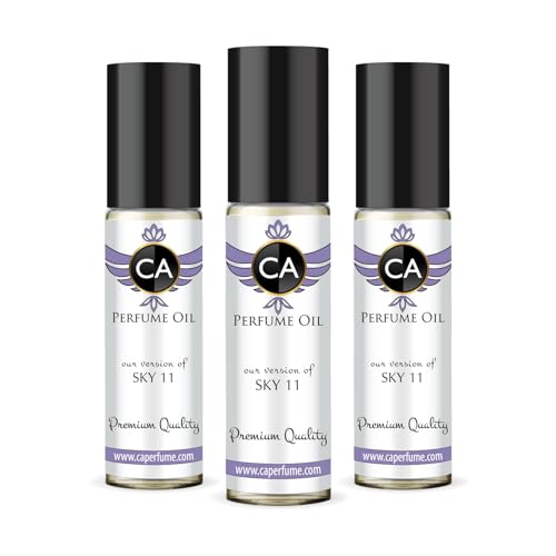 CA Perfume Impression of Emra Sky 11 For Women & Men Body Oil Roll-On 0.3 Fl Oz-X3