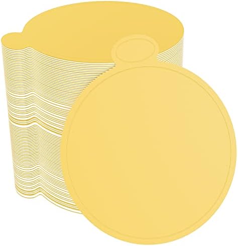 200 Pcs 3 Inch Mini Cake Boards Mousse Cupcake Base for Wedding Birthday Party Mousse Cupcake Dessert Displays Tray, Gold 8cm