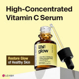 GANGNAM GLOW Vitamin C Serum 1.01 oz(Pack of 2) + Galvanic Red LED Booster - Mothers Day Gifts for Mom I Korean Skin Care I Vitamin E & Hyaluronic Acid Serum for Face I Face Moisturizer for Women