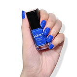 LONDONTOWN Electric Blue Glossy Nail Polish, Iconic lakur, Vegan Chip-Resistant Long-Lasting Nail Lacquer, 40 fl oz