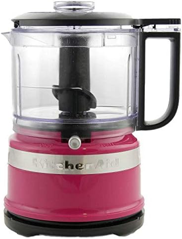 KitchenAid KFC3516CB 3.5 Cup Food Chopper, Cranberry (RENEWED) (CERTIFIED REFURBISHED)