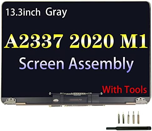 Screen Replacement for MacBook Air 13.3" A2337 2020 Year EMC 3598 Retina Full LCD Display Assembly 2560x1600 (Gray)