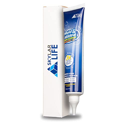 Skylarlife Home Tiles and Sealant, Rubber Stain Whitnener Gel Apply on Silicone Caulk for Bathroom, Kitchen, Joint Sealant, Rubber