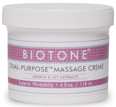 Biotone Dual Purpose Massage Creme, 4 Ounce