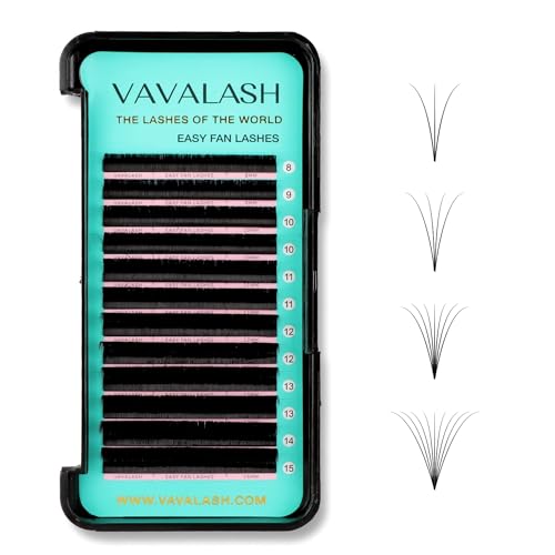 Eyelash Extension Supplies B L J Curl 0.03 Rapid Volume Lash Extensions Easy Fan Automatic Blooming Flower Lashes Self Fanning Lashes Russian Volume Individual Lashes （J-0.03,8-15mm）