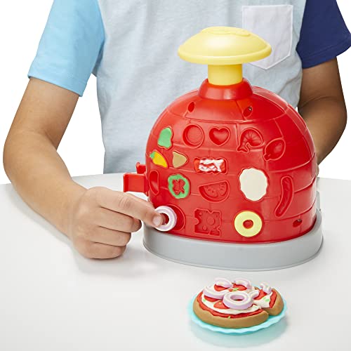 Play-Doh Kitchen Creations Pizza Oven Playset with 6 Cans & 8 Accessories, Back to School Classroom Supplies, Play Food & Cooking Toys, Preschool Toys, Ages 3+