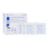 Henry Schein Alcohol Prep Pads, Large, 2-ply, Sterile, Pack of 2 (400)