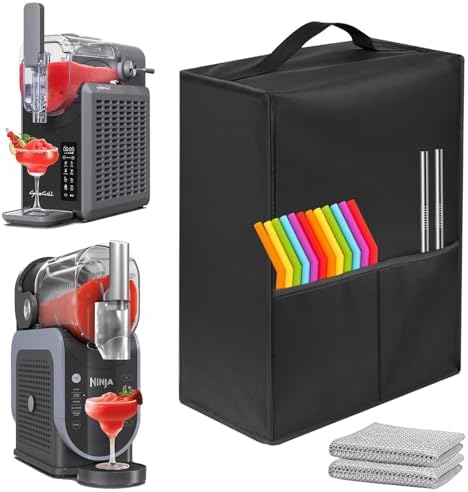 2025 NEW Slushie Machine Dust Cover, Heat-Resistant Waterproof And Dust-Proof 600D Nylon Material, Compatible For Ninja SLUSHi FS301C/FS301/FS300/FS299, For CyberChill SM-FS200A 68 oz Slushie Machine.