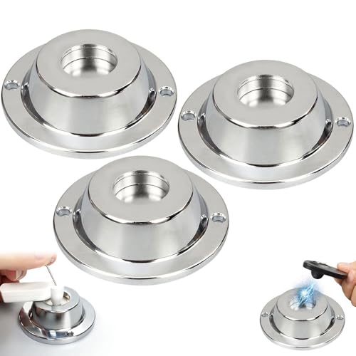 Magnet Remover for Security Tags, Multifunctional Supermarket Tag Remover, Clothing & Quilt Fastener Unlocker Easy Detacher for Loss Prevention Pins, Magnet Tag Remover for Mall Supermaket (3PCS)