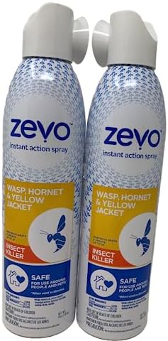 Zevo P & G Wasp Hornet and Yellow Jacket Killer 10 oz Natural Spray(Pack of 2) Pet Safe