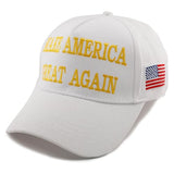 Puoyis Trump 45-47 MAGA Hat Trump 2024 Hat Make America Great Again Hat Embroidered Adjustable Baseball Cap White