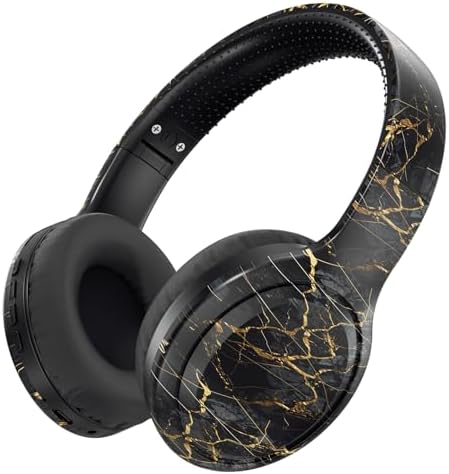 Kids Bluetooth Headphones, Over-Ear Wireless Headphones for Kids, Boys Girls Headphones with Built-in Mic Bluetooth 5.3 HD Sound Foldable Type-C Headsets for Phone Pad Tablet (Black)