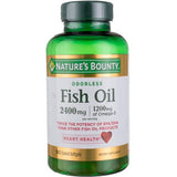 Nature's Bounty Fish 2400 mg OilSoftgels 90 ea (Pack of 2)