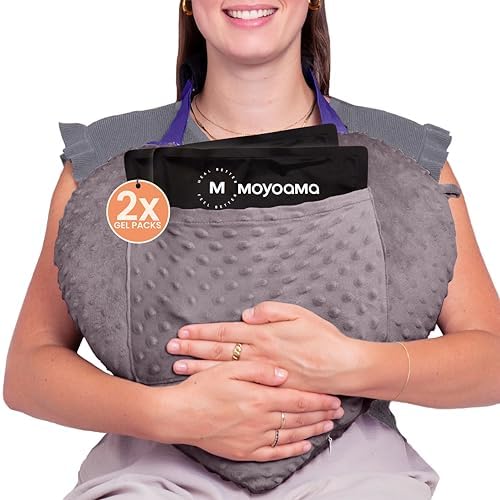 MOYOAMA Open Heart Surgery Pillow for Heart Surgery Recovery Gifts - After Bypass Surgery Must Haves, Gifts for Chest Surgery Recovery, Seatbelt Pillows for Post-Surgery, Shock Absorbing Chest Pillow