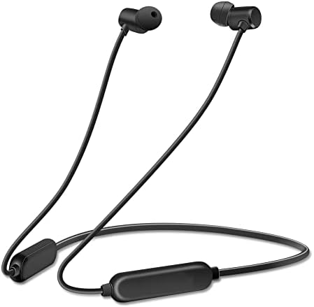 Neckband Bluetooth Earphones,Wireless Bluetooth 5.1 Neckband Headphones with Microphone,Ultra-Lightweight Comfort,IPX5 Waterproof,Deep Bass Strong Beat,10H Playtime,Magnetic Earphones