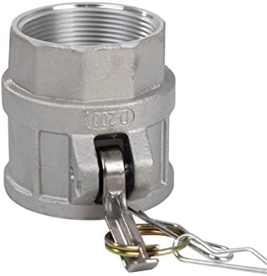 2 pcs Aluminum Camlock (2" part D) Cam & Groove Hose Fittings, cam Lock Fittings Female Coupler x Female NPT Thread cam Lock Fittings camlock Coupling (2'')