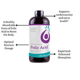 Life Solutions Folic Acid - Folic Acid 800 mcg Per Serving, Easy Absorption Liquid Folic Acid for Maximum Effectiveness, Dietary Supplement 8 fluid ounces