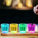 Miucoguier Light Up Shot Glasses for Party Favors Adults 24 Pack Plastic Shot Glasses Set 2 oz Led Flash Shot Cups for Birthday Wedding Christmas Halloween Decorations etc