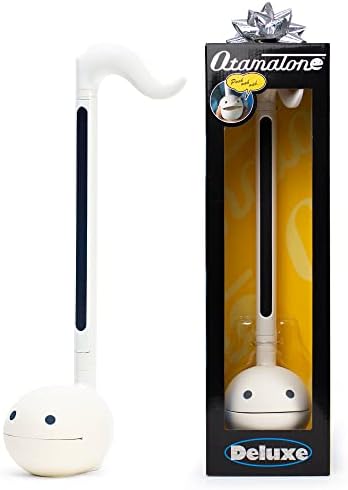 Otamatone Deluxe [English Manual] Electronic Musical Instrument Synthesizer from Japan by Cube/Maywa Denki, White