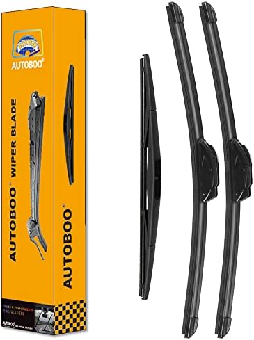 3 Wipers Replacement for Honda CRV CR-V Windshield Wiper Blades with Rear 2017-2021 2022 26"+17"+12inch