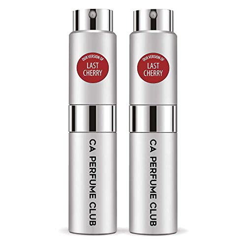 CA Perfume Impression of T. Ford Last Cherry For General Usage Replica Version Fragrance Dupes Concentrated Long Lasting Eau de Parfum Spray Refillable Atomizer Bottle 0.27 Fl Oz-X2