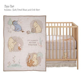 Lambs & Ivy Disney Baby Pooh Bear & Pals Cotton 3Piece Nursery Crib Bedding Set