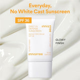 innisfree Daily UV Defense Sunscreen Broad Spectrum SPF 36 JUMBO, Invisible Korean Sunscreen with No White Cast (Packaging May Vary)