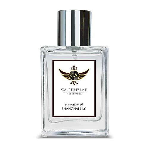 CA Perfume Impression of Tom F Shanghai Lily For Women Replica Fragrance Dupes Eau de Parfum Spray Bottle 1.7 Fl Oz/50ml-X1