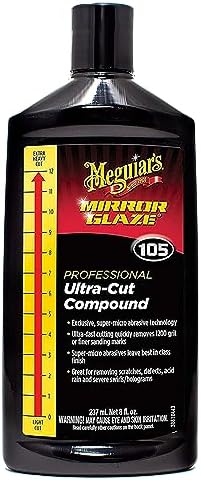 Meguiar's M10508 Mirror Glaze Ultra-Cut Compound - 8 Oz Bottle