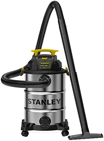 Stanley SL18117 Wet/Dry Vacuum, 8 Gallon, 4 Horsepower, 4.0 HP, Silver